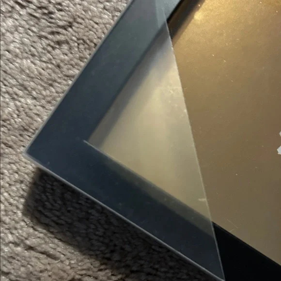 Floral Gold Wall Art with Black Frame by Instinct Style NWT - Picture 8 of 10